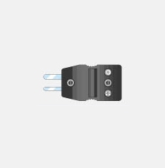80551 Adaptor Plug Mini Male Large Round Pin Female