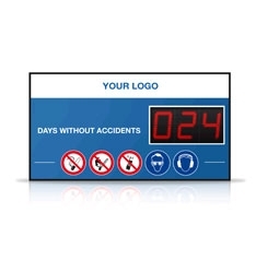 Large Digit Accident Displays