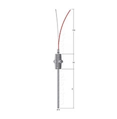 MI 1039 Springloaded replacement thermocouple probe