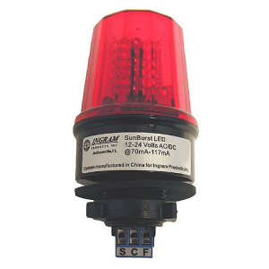 LED Alarm Light - Sunburst 12/24V